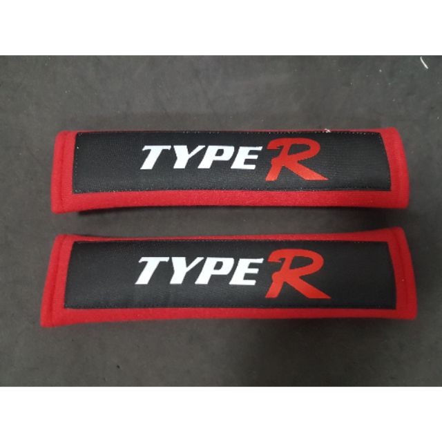 นวมหุ้มเบลท์ ฮอนด้า HONDA SEAT BELT COVER TYPE R แดง 1 ชุด 2 ชิ้น Shopee Thailand