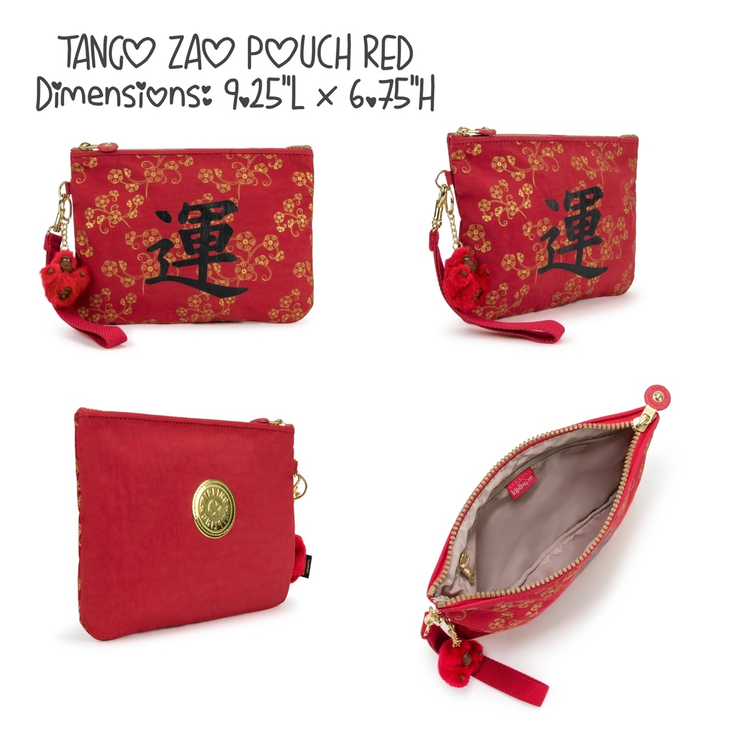 Kipling Zao Pouch Chinese Years Pouch Tango Red Shopee Thailand