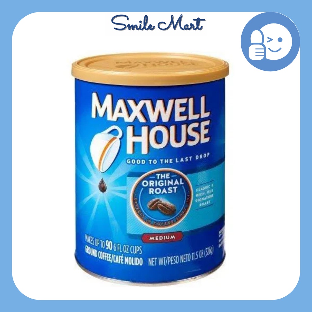 Maxwell House Medium Ground Coffee กาแฟคั่วบด แมกซ์เวล เฮาส์ ขนาด 326