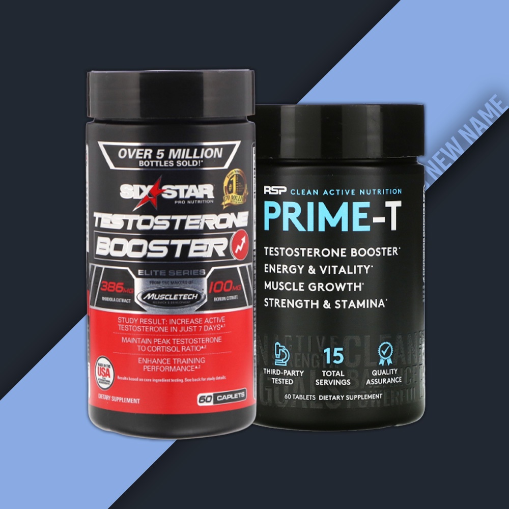 เทสโทสเตอโรน ( Testosterone ) เพิ่มฮอร์โมนผู้ชาย Six Star, Elite Series