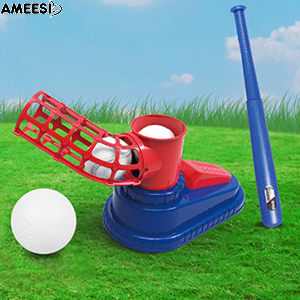 Ameesi Detailed Baseball Pitching Machine Children Baseball Pitching