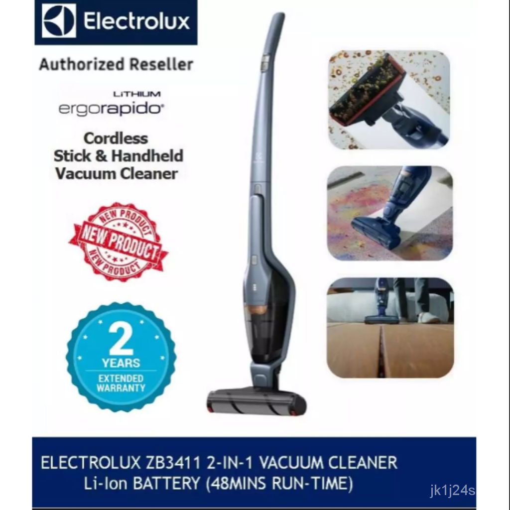 Electrolux Allergy Ergorapido 2in1 Cordless Vacuum Cleaner (Titan Blue