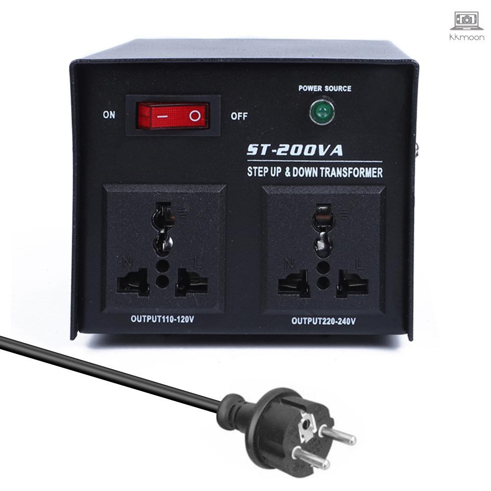 Intelligent Efficient Step Up Down Power Transformer 200W Homeuse 100V