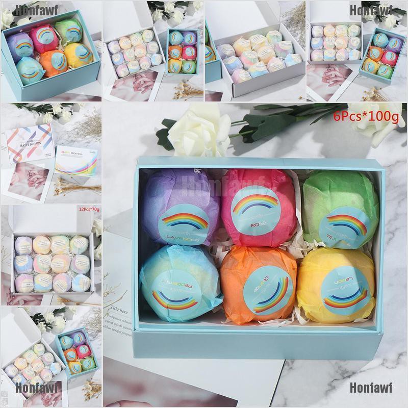 Honfawf♛ 6/12pcs/box Bath Salt Soap Bombs Mold 3D Ball Sphere Shape Bathing Bomb Tool honfawf