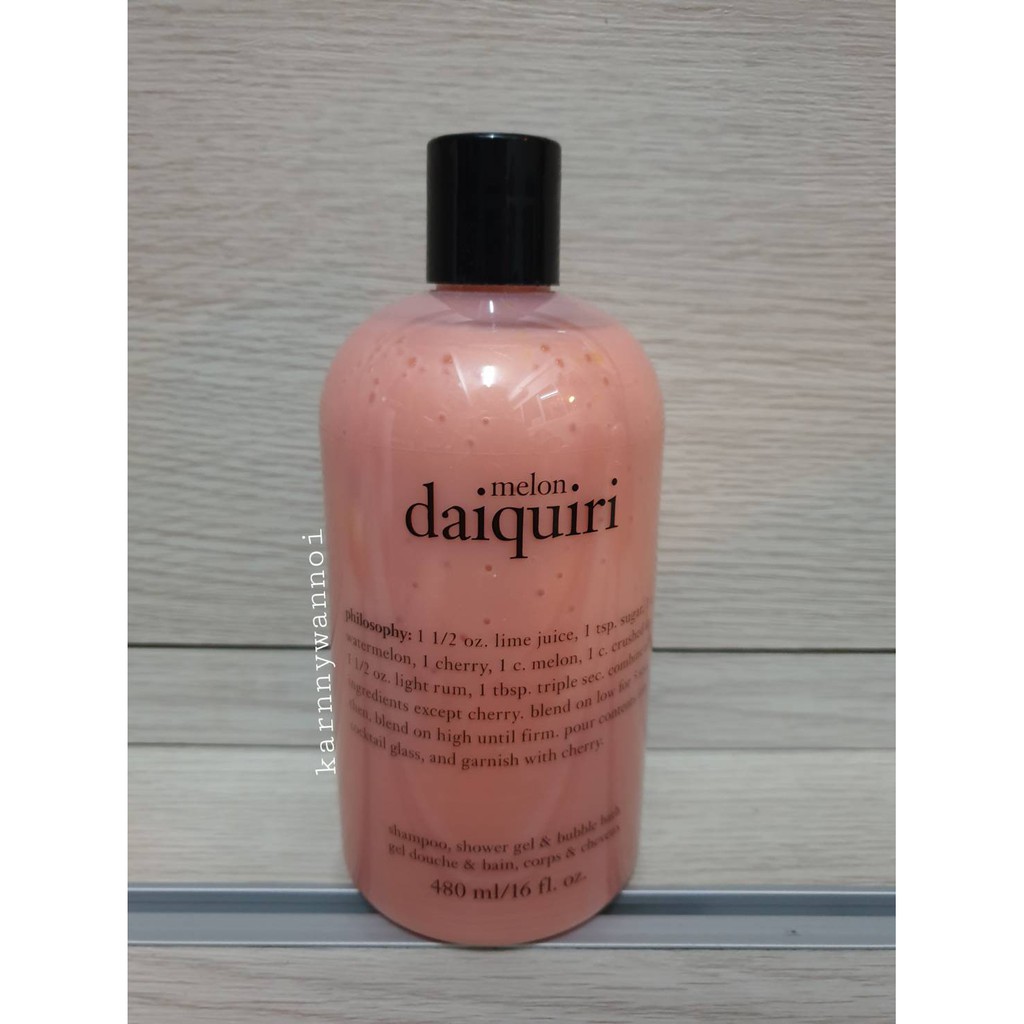 พร้อมส่ง PHILOSOPHY Melon Daiquiri SHAMPOO BATH,SHOWER GEL&BUBBLE BATH