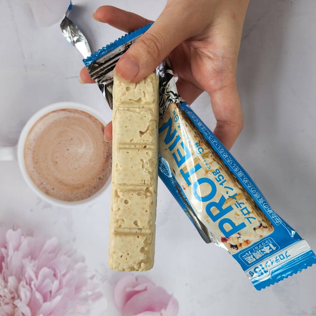 ขนมญี่ปุ่น Asahi Bar Protein 1แท่ง โปรตีน15กรัม ขนมคลีน c726