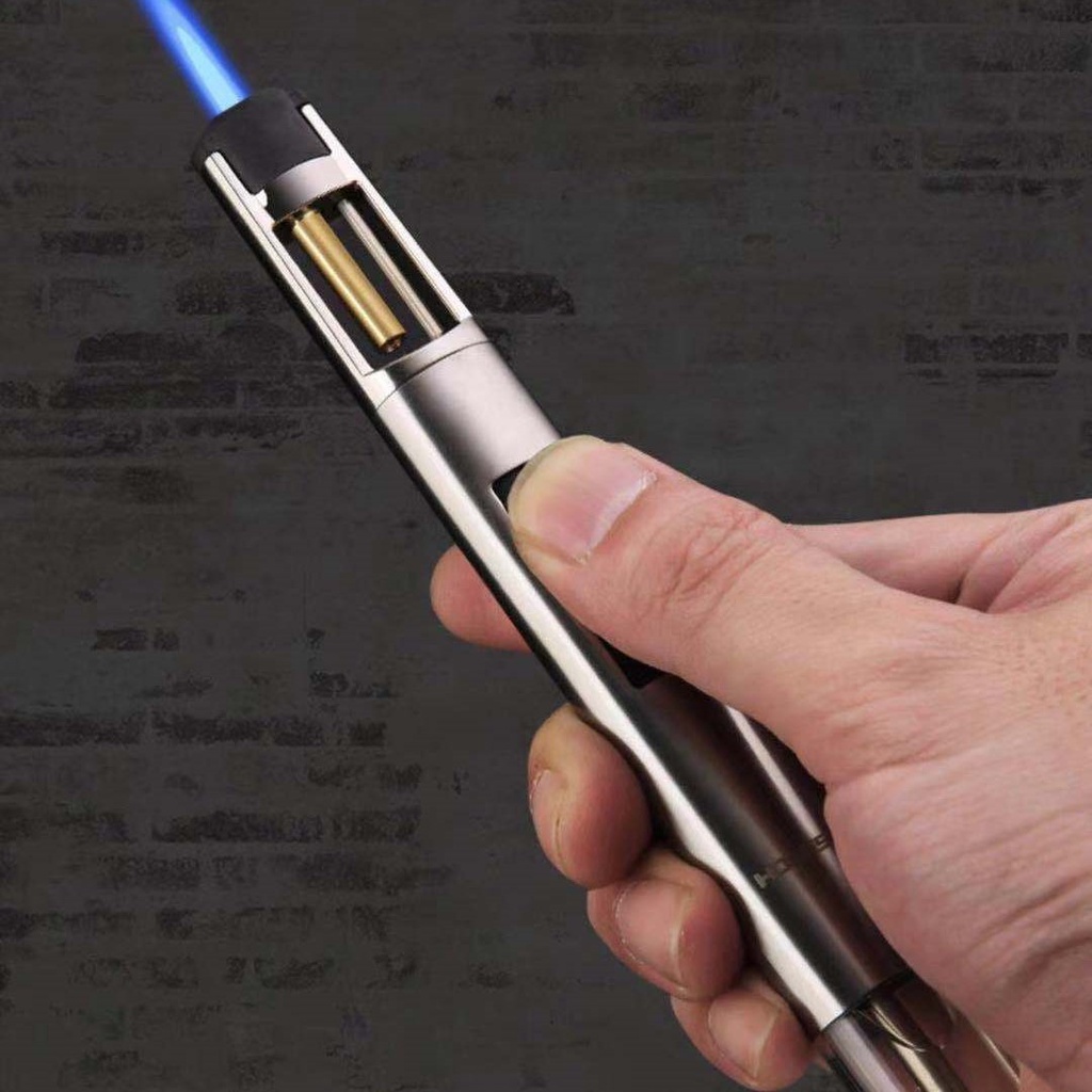 HONEST ไฟแช็ค ไฟฟู่ ไฟแช็ก หัวพ่นแก๊ส เติมแก๊สได้ Torch Lighter Jet
