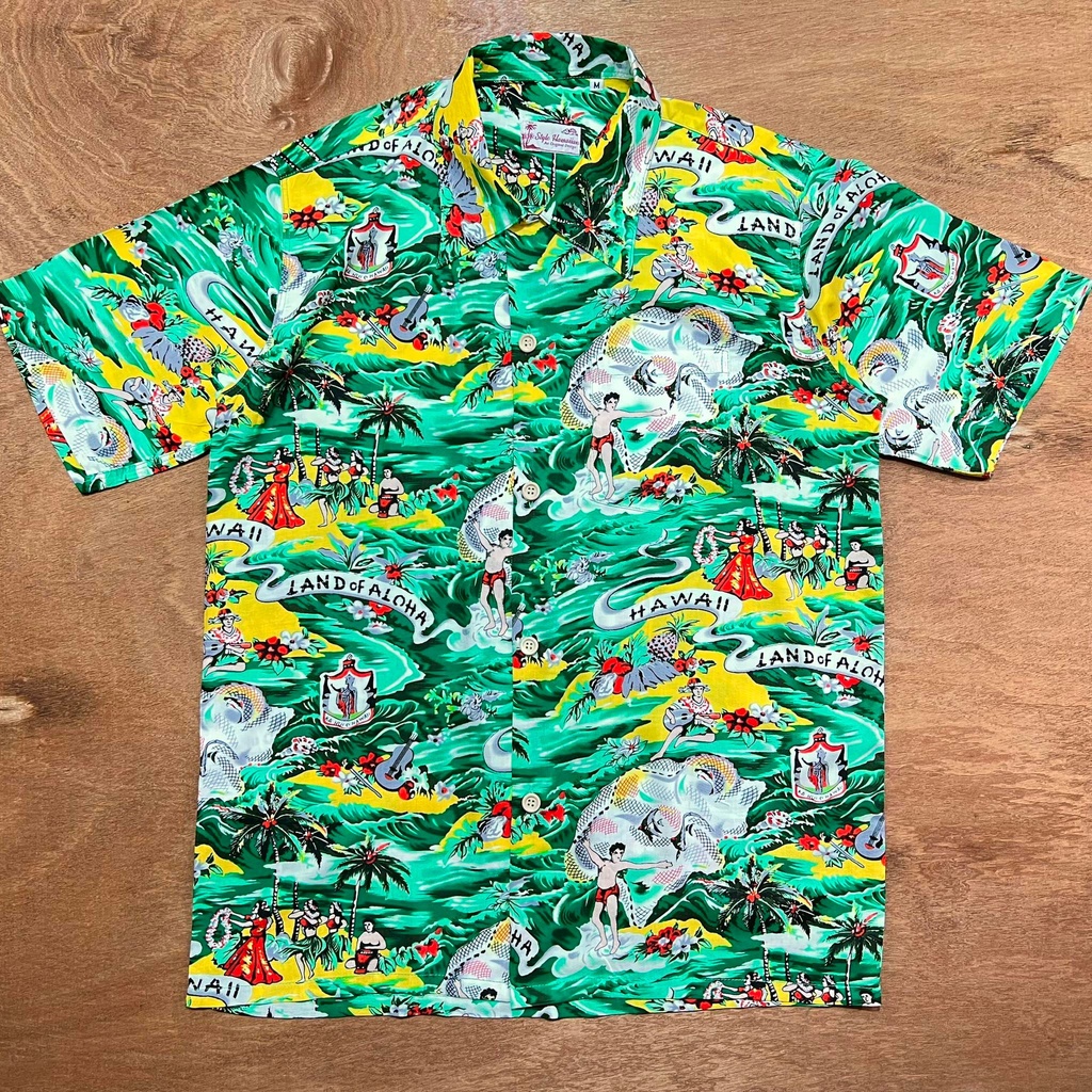 LAND OF ALOHA Style Hawaii Special Edition Rayon 100 Shopee Thailand