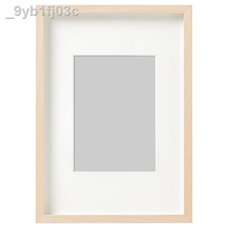 ۞ ☬Picture Frame กรอบรูป มินิมอล IKEA🌈รุ่น HOVSTA โฮฟสตา สีเบิร์ช ไม้