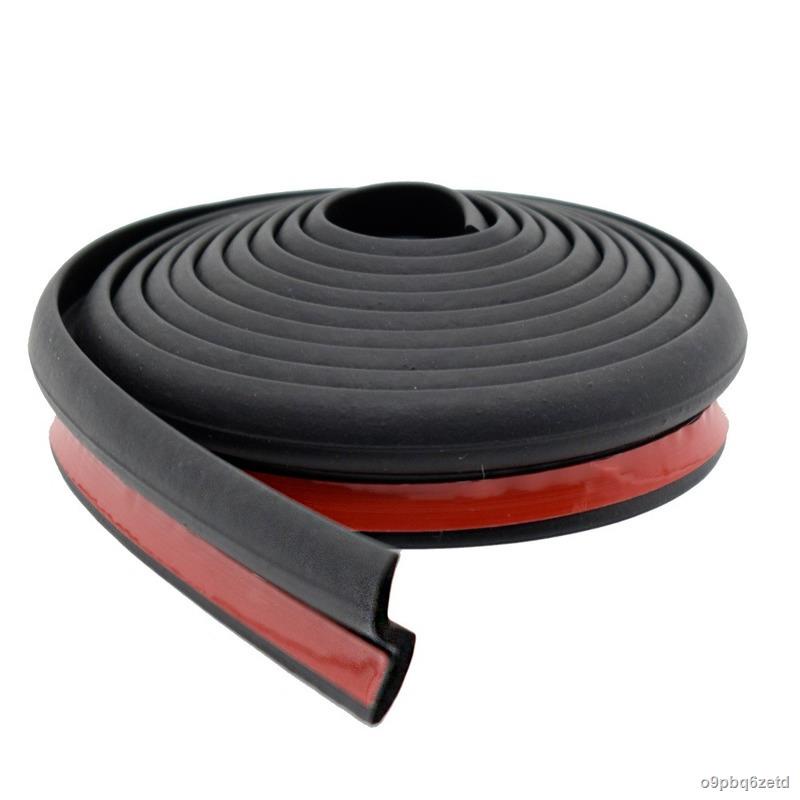124mCar Door Seal Z shaped Trim Noise Insulation Weatherstrip Sealing Rubber Strip Trim Z Type