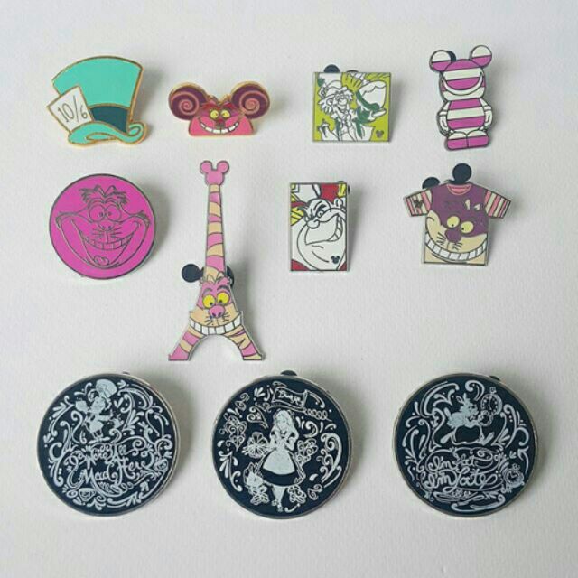 เข็มกลัดดิสนีย์ disney pins alice in wonderland (ราคาต่อชิ้น) Shopee