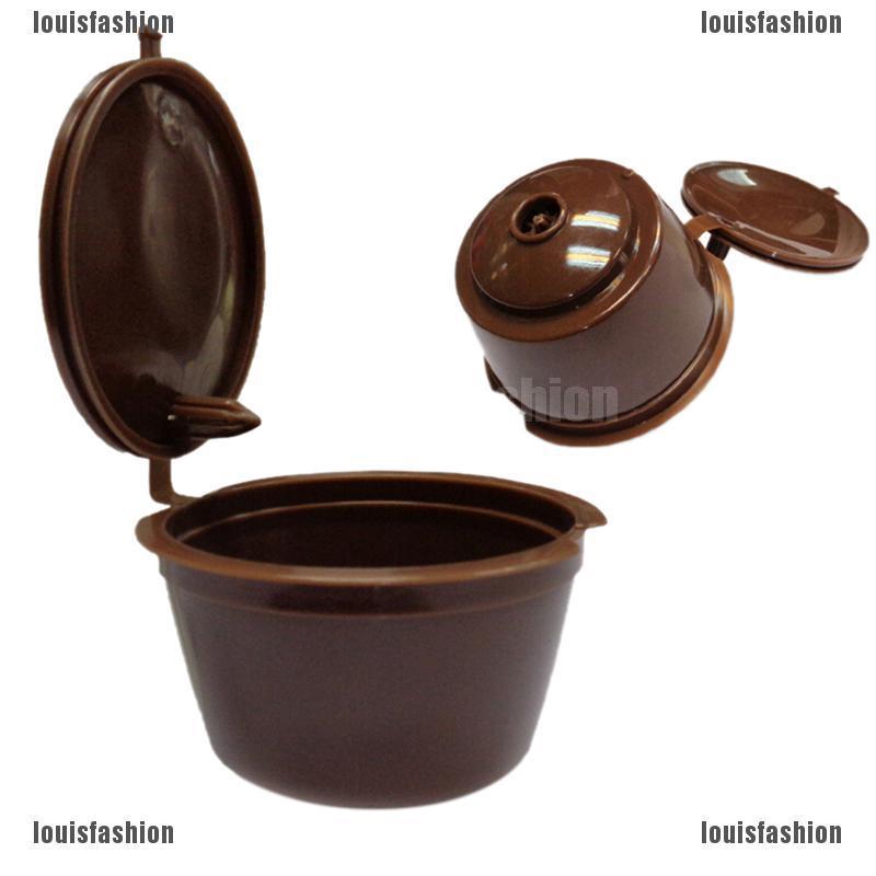 thro 2X Refillable Reusable Coffee Capsule Pods Cup for Nescafe Dolce