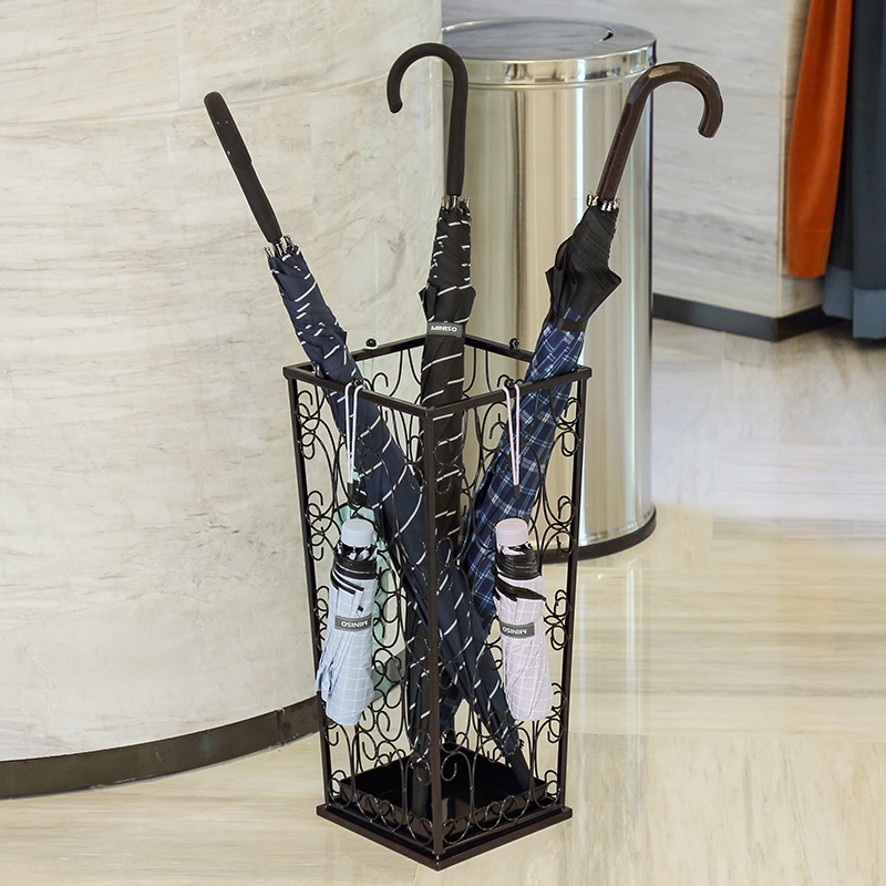 Home umbrella stand hotel lobby office wrought iron creative long and
