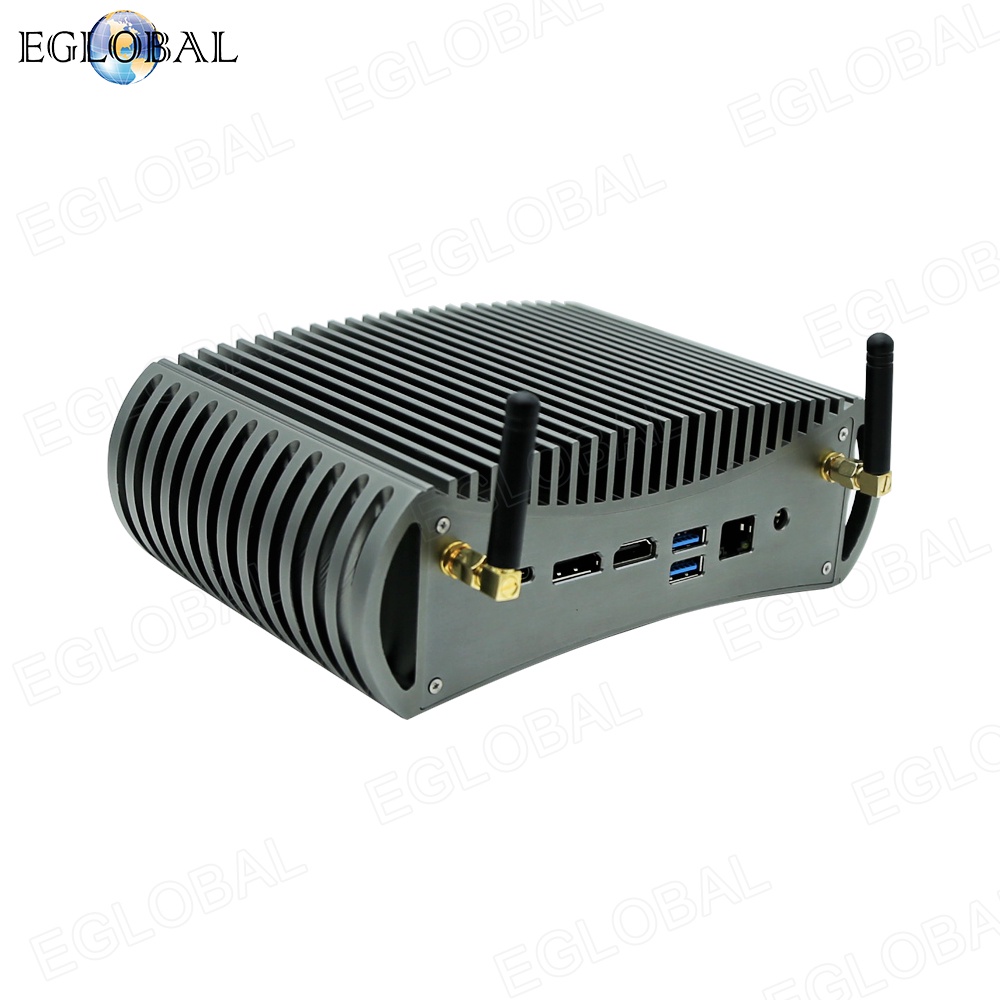 Eglobal Fanless Mini PC Powerful 11th Gen i5 1135G7 i7 1165G7 Pocket