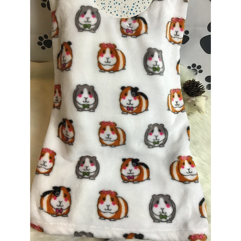 ผ้าห่มสุดคิวท์ลายหนูแกสบี้ นำเข้าจากอเมริกา.Guinea pig decorative Plush