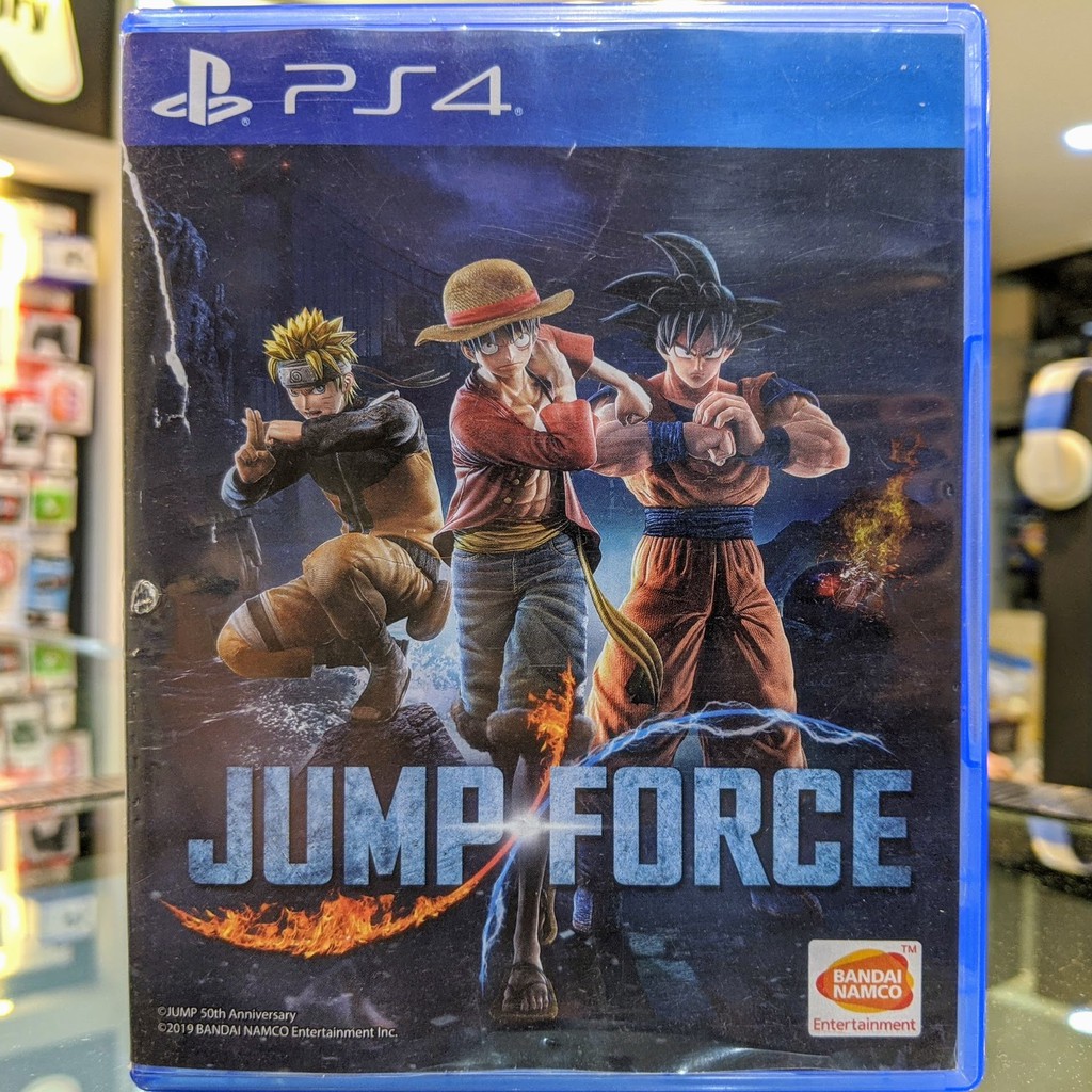ปกไม่สวย (ภาษาไทย) มือ2 Jump Force แผ่นเกม PS4 แผ่นPS4 มือสอง (Fighting
