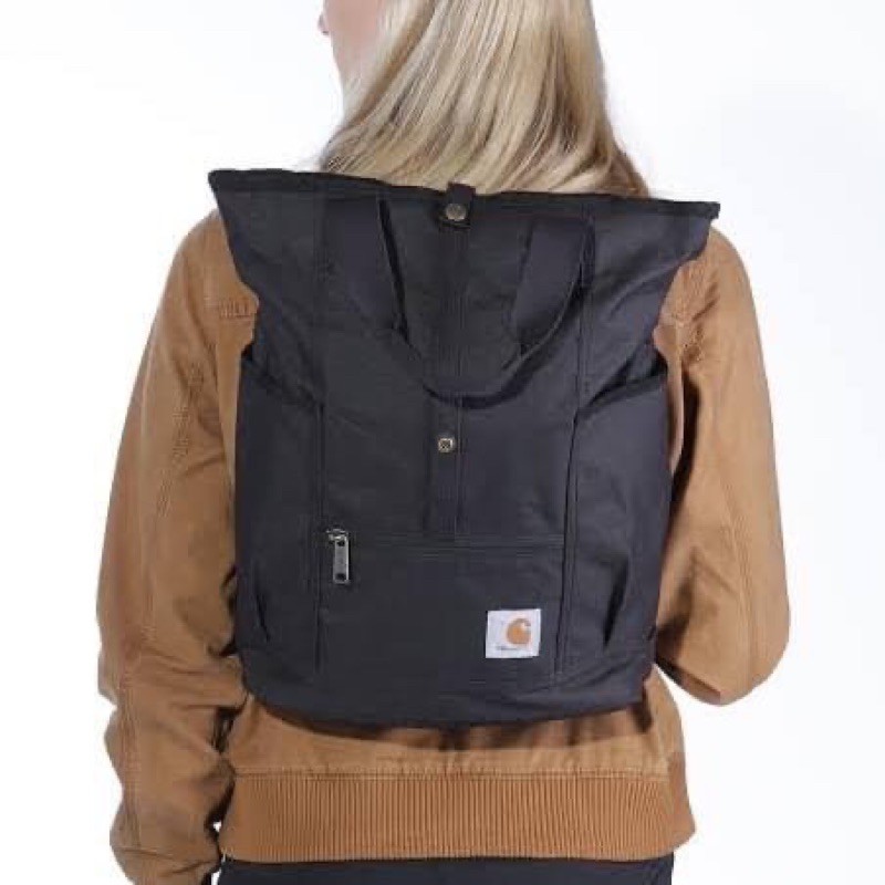 Carhartt Legacy Women's Hybrid Convertible Backpack Tote Bag, Black