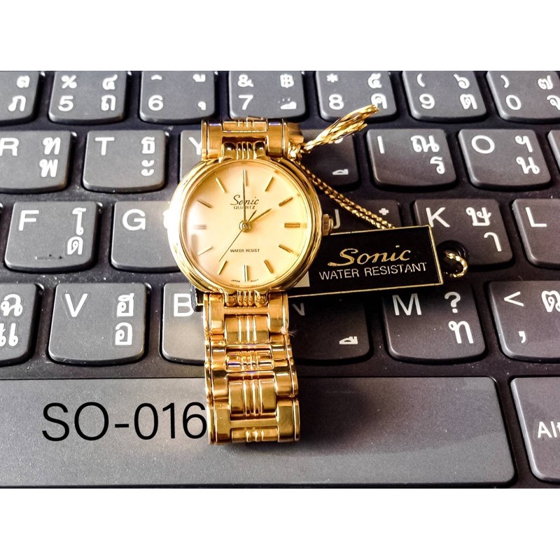 นาฬิกาข้อมือ Sonic quartz Water Resistant Shopee Thailand