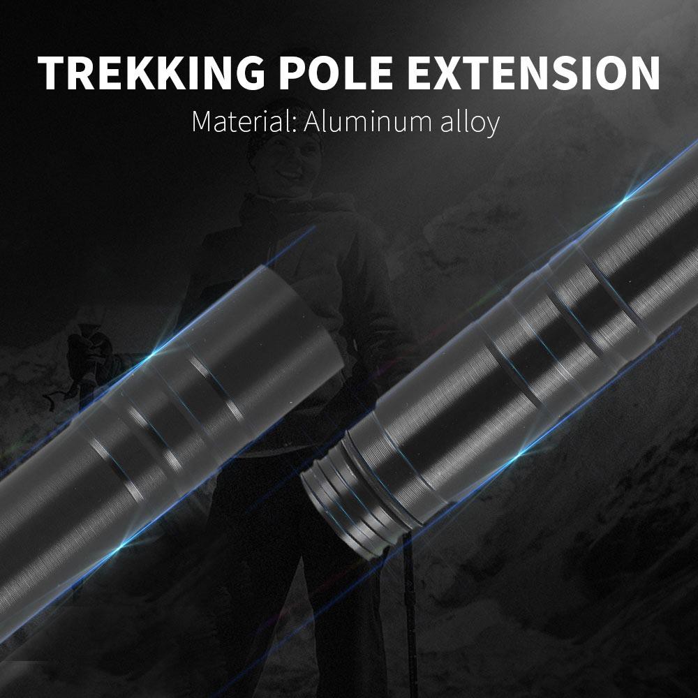 Extension Rod 20cm Tactical Stick Crutches Trekking Pole Portable