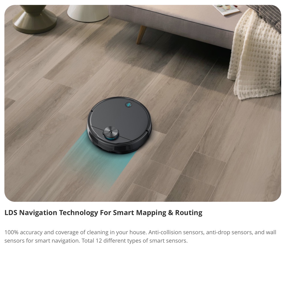Viomi Robot Vacuum Cleaner V3 (Global Version) หุ่นยนต์ดูดฝุ่น LDS