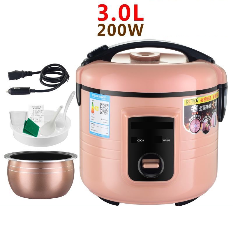 Car electric rice cooker 24V large truck 3 liters cooking 24 volt car