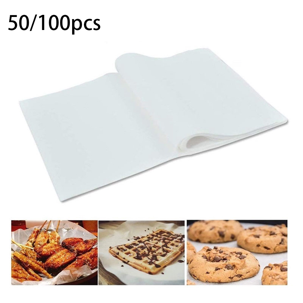 Baking Paper Bread Oil Absorption Pastries Liners Party 50100pcs
