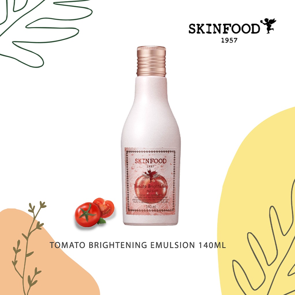 ลดเพิ่ม.. พร้อมส่ง/ของแท้ Skinfood TOMATO BRIGHTENING EMULSION(140ml)