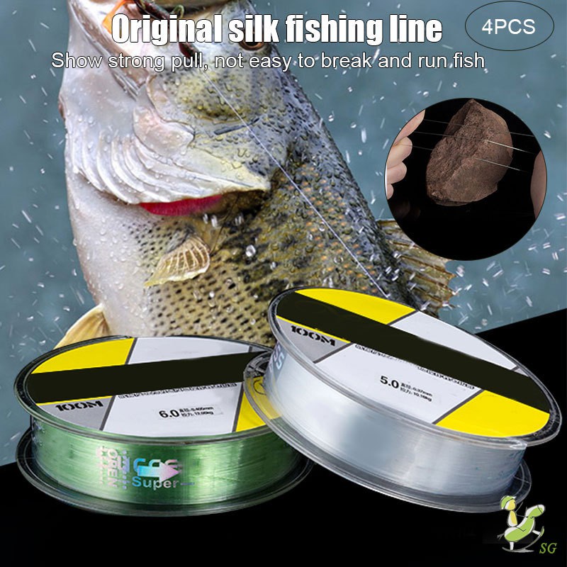 Monofilament Fishing Line Paralleled Roll Track Strong and Abrasion