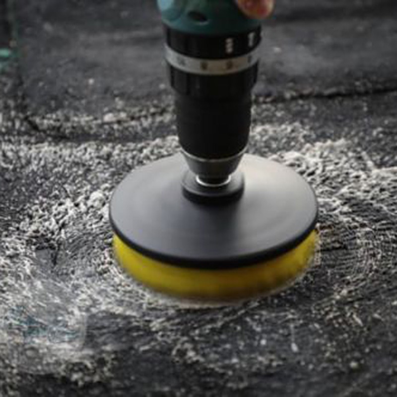 3 Pcs/Set Electric Drill Brush Bristle Cleaning Head for Car Tile Grout