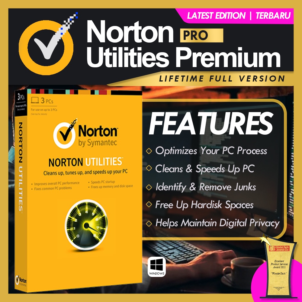 Norton Utilities Premium 17.6 for Windows PC +Video Guide Lifetime