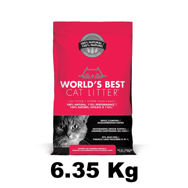 Worlds Best Cat Litter ทรายแมวเวิลด์เบสท์ สูตรสําหรับเลี้ยงแมวมากกว่า2