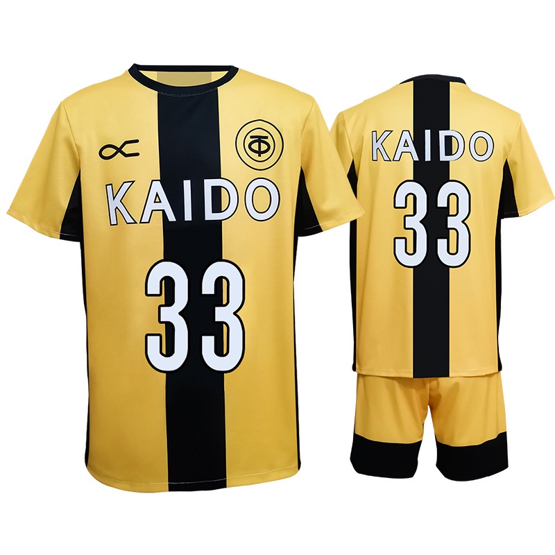 เสื้อยืดแขนสั้น พิมพ์ลายอนิเมะ Aoashi KAIDO Football Jersey Ashito Aoi