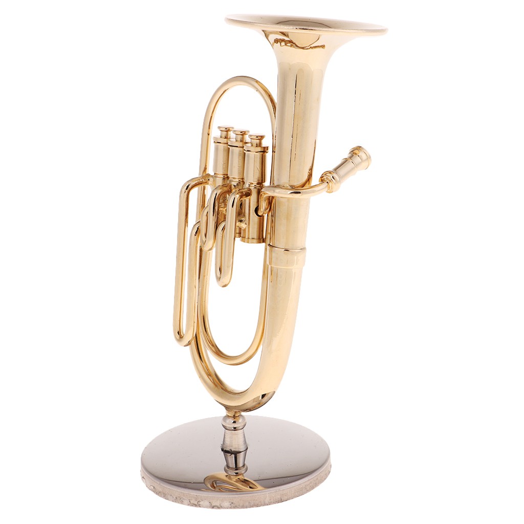 {new}1/6 Tuba Miniature tuba Model Musical Instruments for 12 Inch