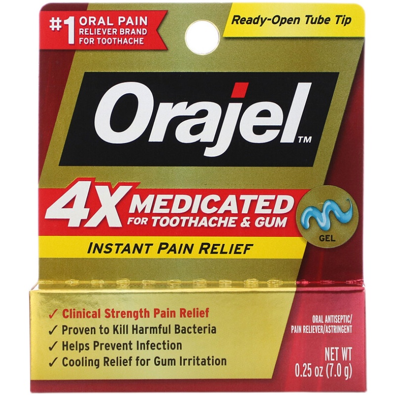 จัดส่งฟรี American Orajel Orajel Fast Oral Teeth Gum Pain Relief Gel
