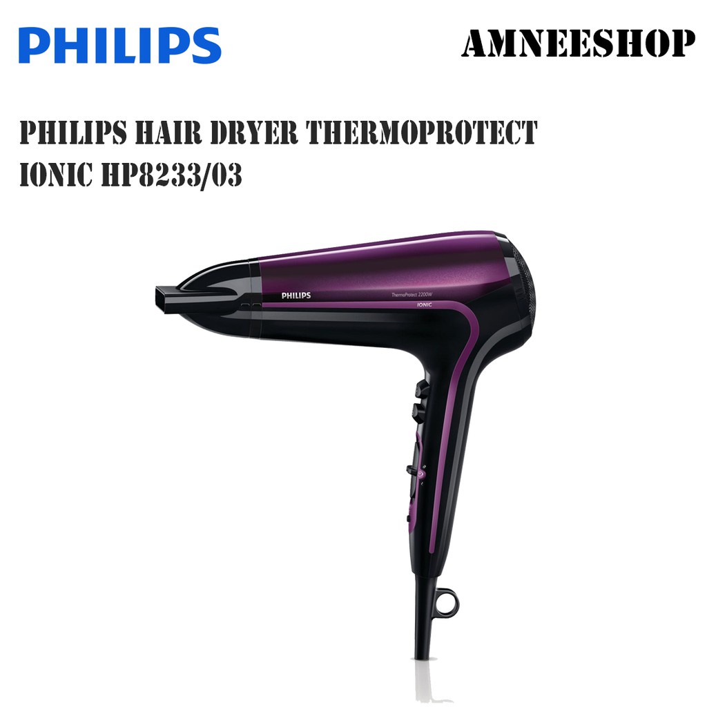 เครื่องเป่าผม Philips Hair Dryer Thermoprotect Ionic Diffuser HP823303