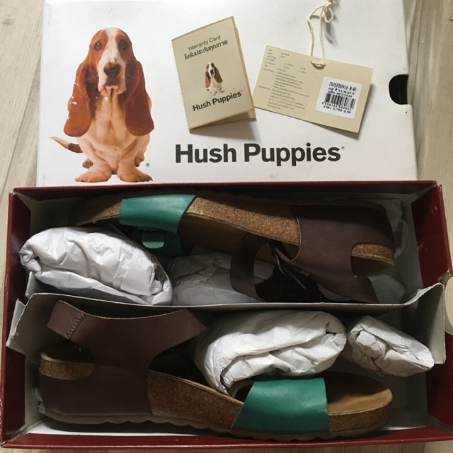 รองเท้ารัดส้น Hush Puppies สีเทอร์ควอยซ์ เบอร์ 40 Shopee Thailand