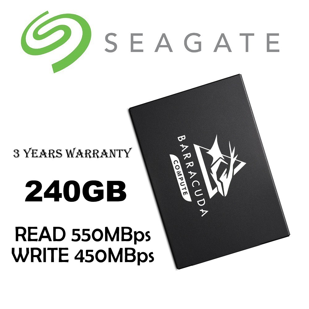 Ssd Seagate Barracuda Q1 240gb 3 Years Warranty รองเท้าผ้าใบลําลอง