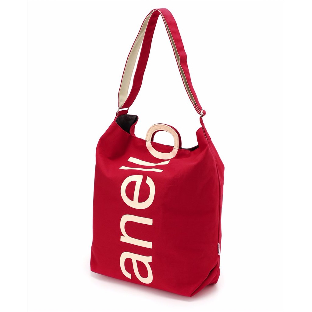 กระเป๋าสะพาย อาเนโล่ Anello Cotton Canvas 2WAY Tote Bag Shopee Thailand