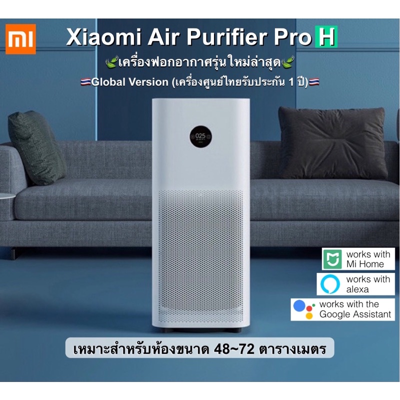 Xiaomi Air Purifier Pro H (Global Ver.) รับประกันศูนย์ไทย