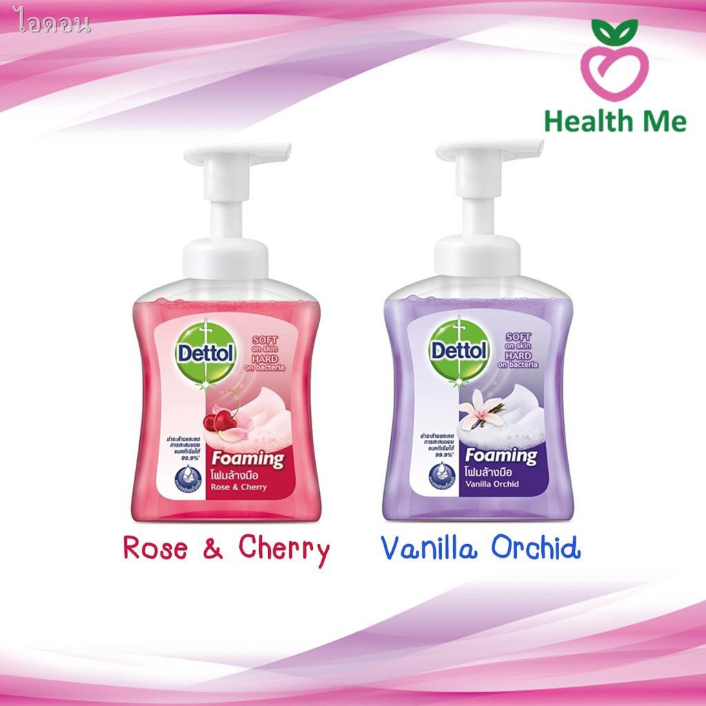 ผลิตภัณฑ์ดูแลน้องสาว☈♤Dettol Foaming Hand Wash 250ML (Rose & Cherry