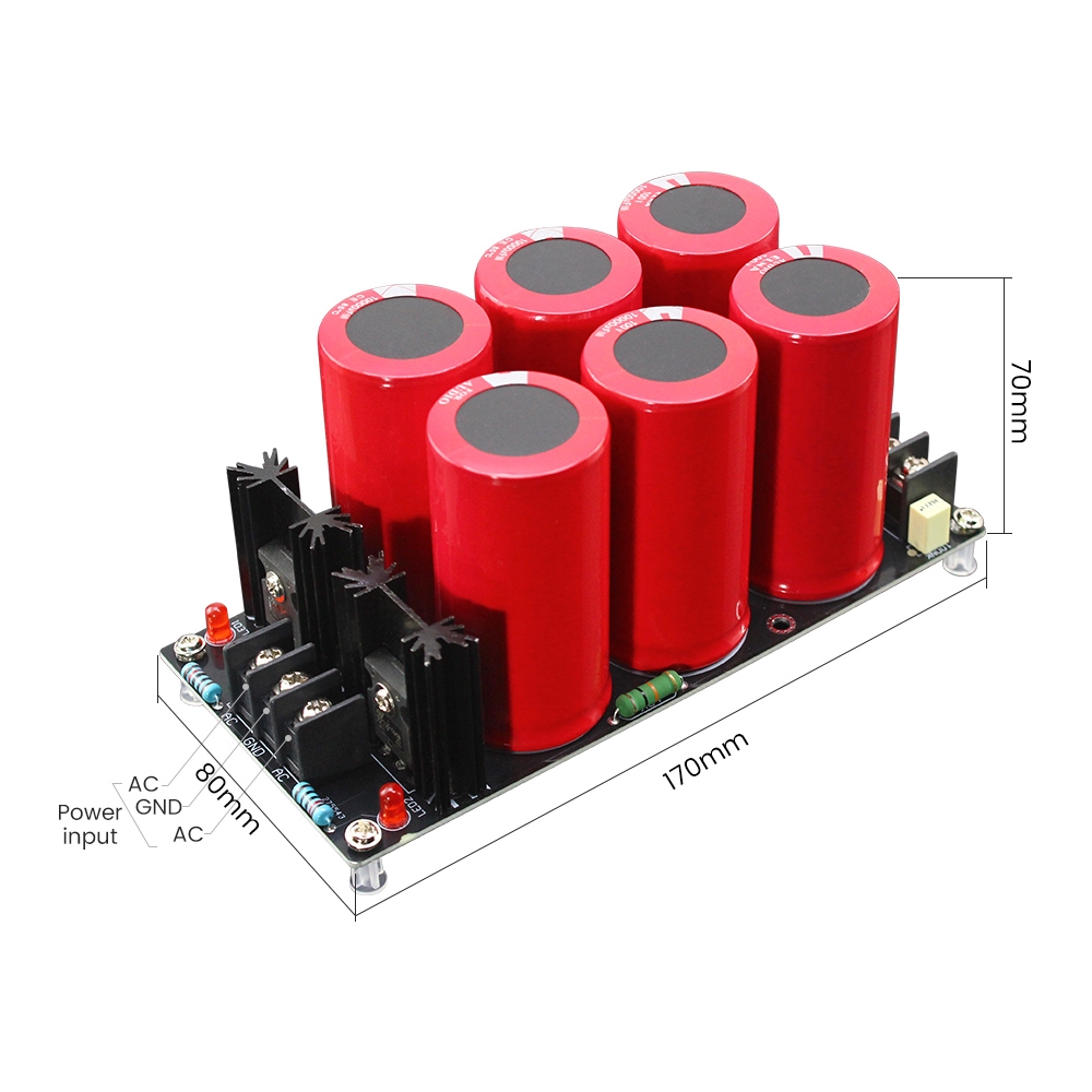 AIYIMA Amplifier Rectifier Filter Power Supply Board 100V 10000UF