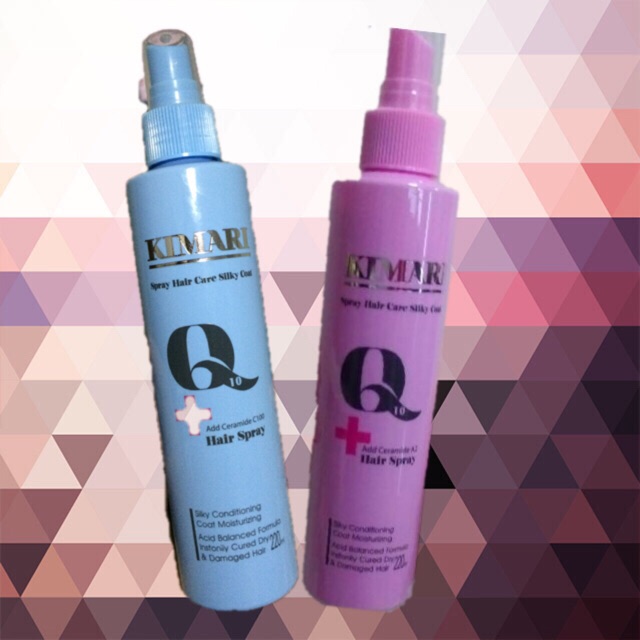 KIMARI spray hair care silky coat Q10+ Ceramide C100 Shopee Thailand