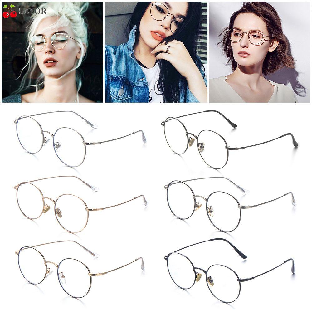 LAYOR Unisex Blue Light Blocking Glasses Metal Eyewear Computer Goggles