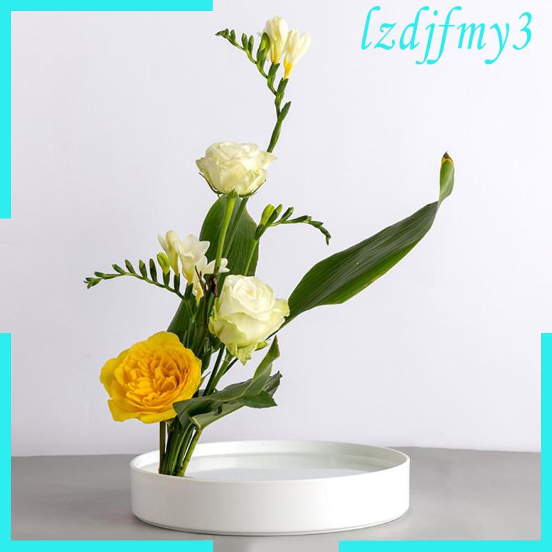 Japanese Ikebana/Bonsai Vase Round Shape/Made in Japan Black 23cm