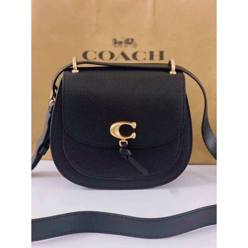 COACH REMI SADDLE BAG IN COLORBLOCK SIGNATURE CANVAS (COACH 2316