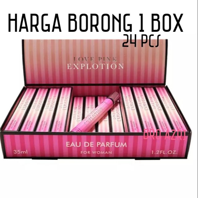 Malaysia] PERFUME 35ML LOVE PINK EXPLOSION [24PCS PER BOX] oGr0