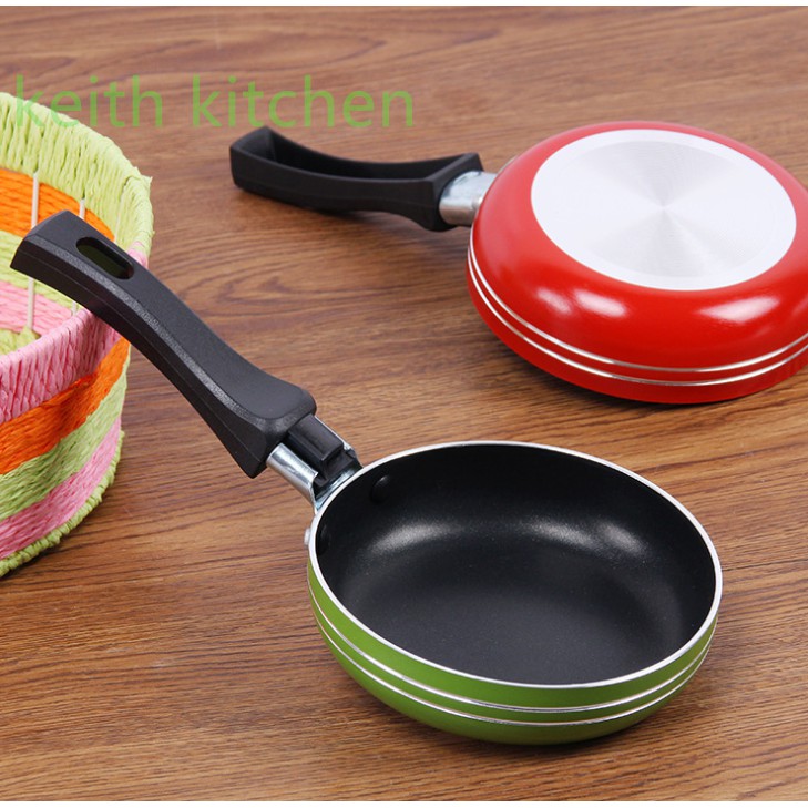 12cm Mini NonStick Frying pan Omelette Egg Fry Pan Kitchen Kuali Dapur