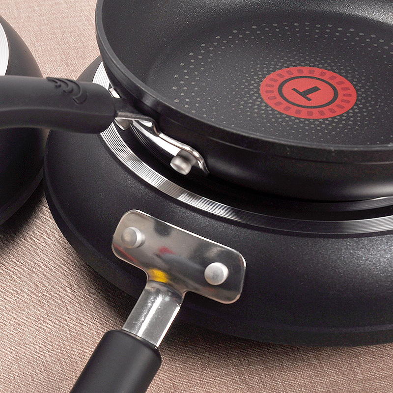 ≧ぢหม้อไฟสแตนเลสเนื้อหนา หม้อพิเศษสำหรับเตาแก๊สSpot US Tfal Tefal Red