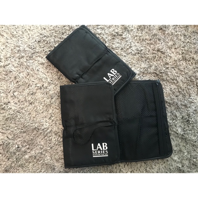 Lab Series กระเป๋าสำหรับจัดเก็บอุปกรณ์แต่งหน้า แปรง และเครื่องสำอาง