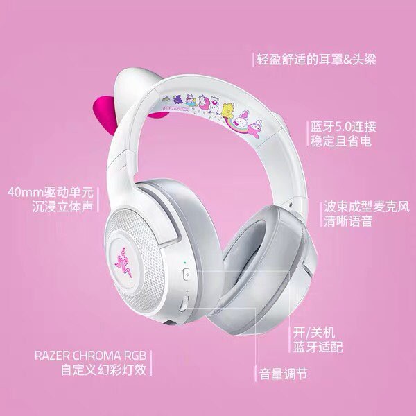 RAZER SANRIO CHARACTER Gaming headset Shopee Thailand